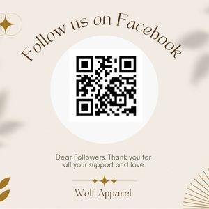 Follow Wolf Apparle on Facebook to see new items!